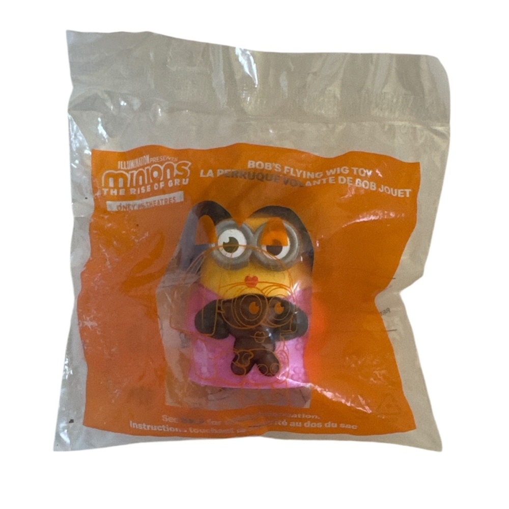 McDonald’s Happy Meal Toy Minions The Rise of Gru Bob Flying Wig Toy